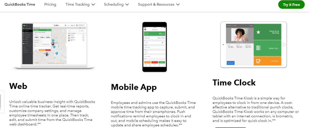 Quickbooks employee timesheet software solution