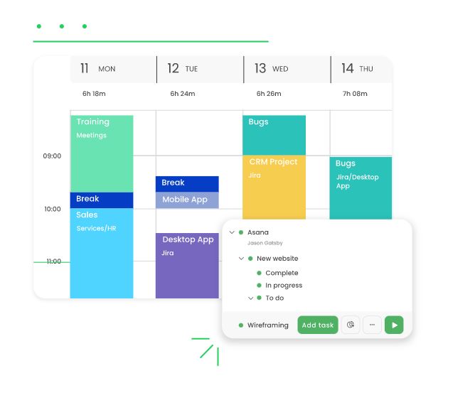 Time Camp automatic time tracking