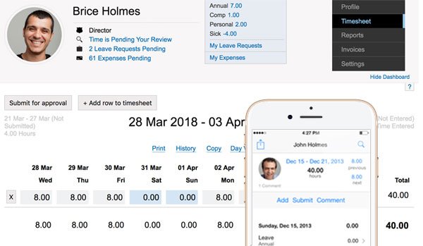 Weworked timesheet tracking software