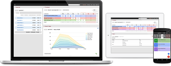 BeeBole time and control expenses with modules 