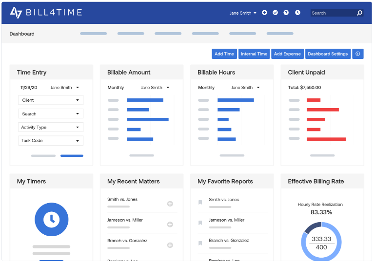 Bill4Time timesheet program