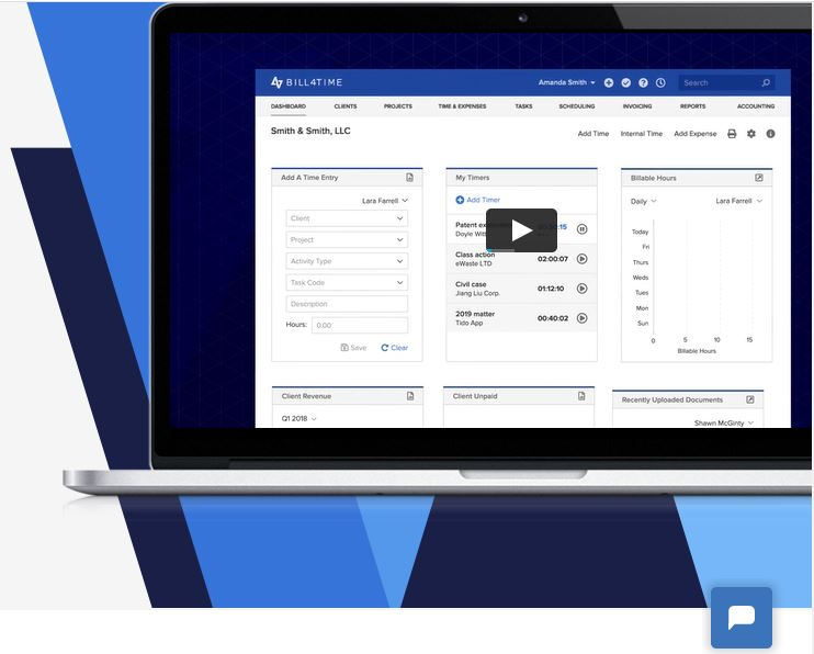 Bill4Time time and cost tracking