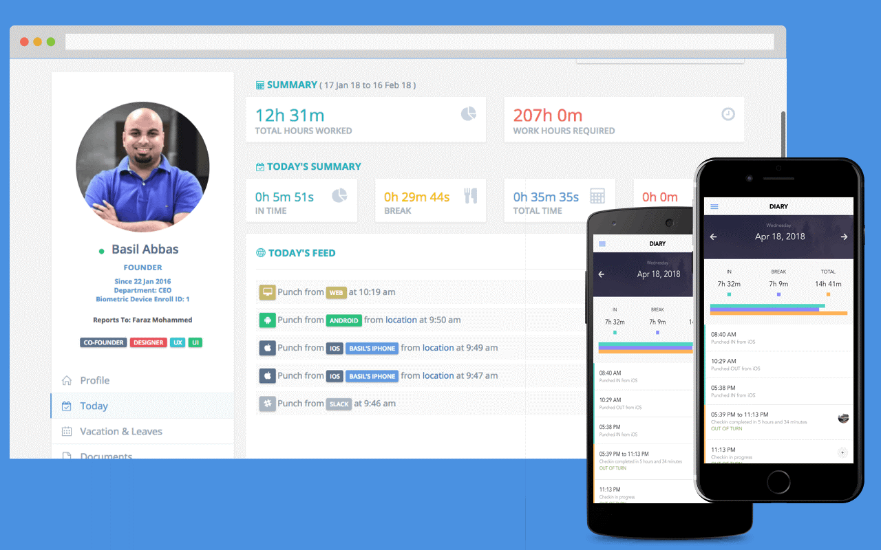 ClockIt timesheet tracking app