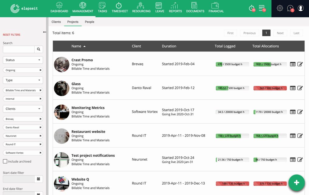 elapseit timesheet program