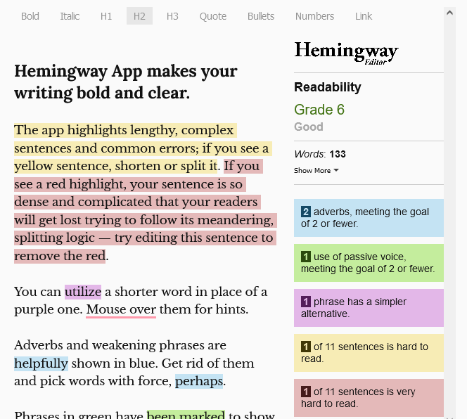 hemindway best productivity tools