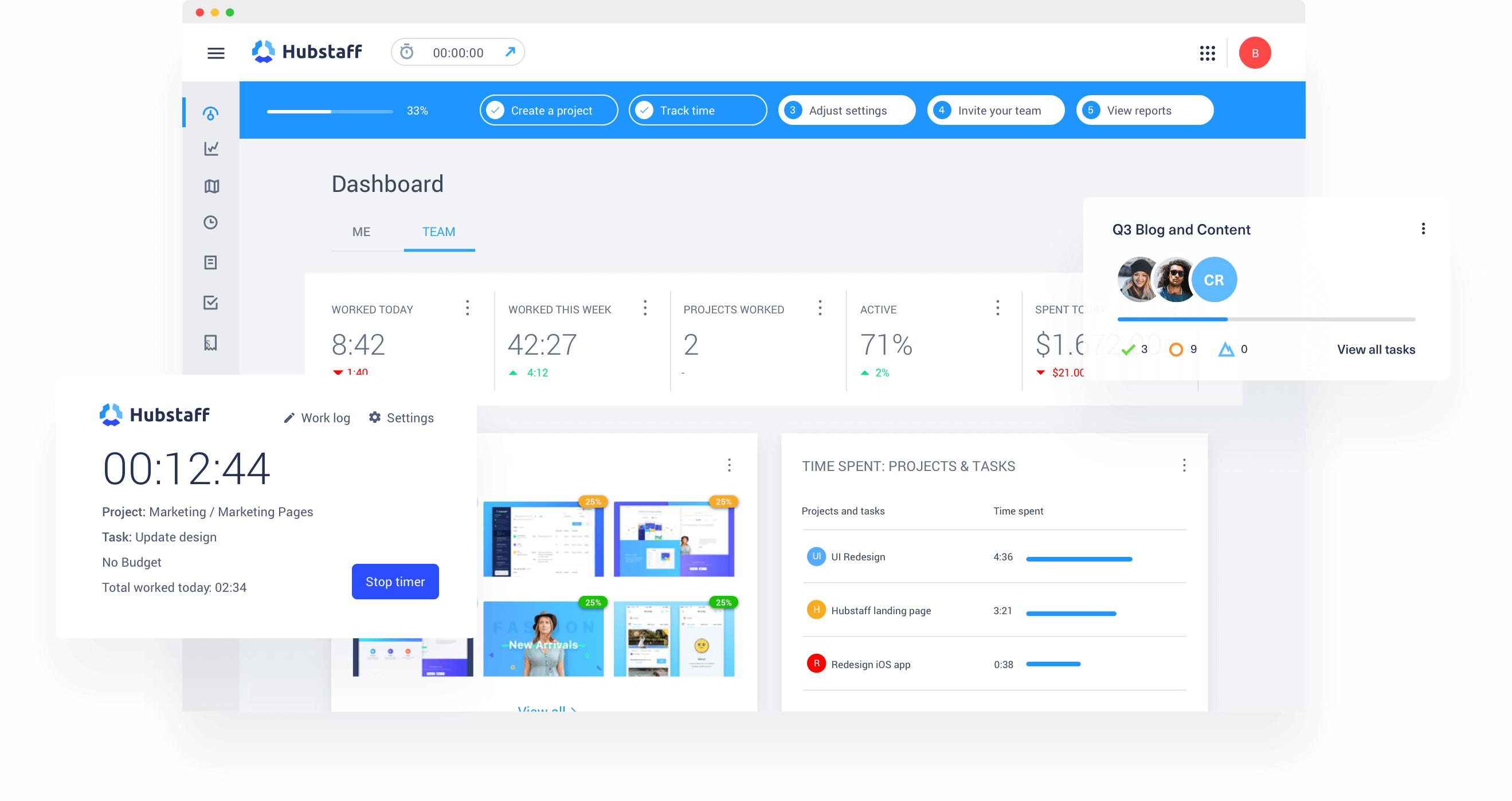 hubstaff time tracker