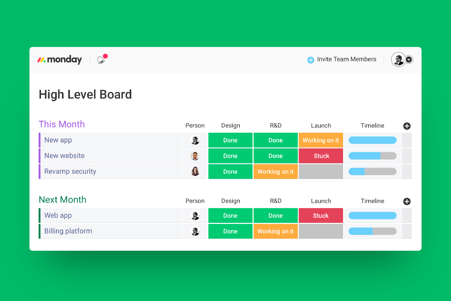 Monday timesheet tracker