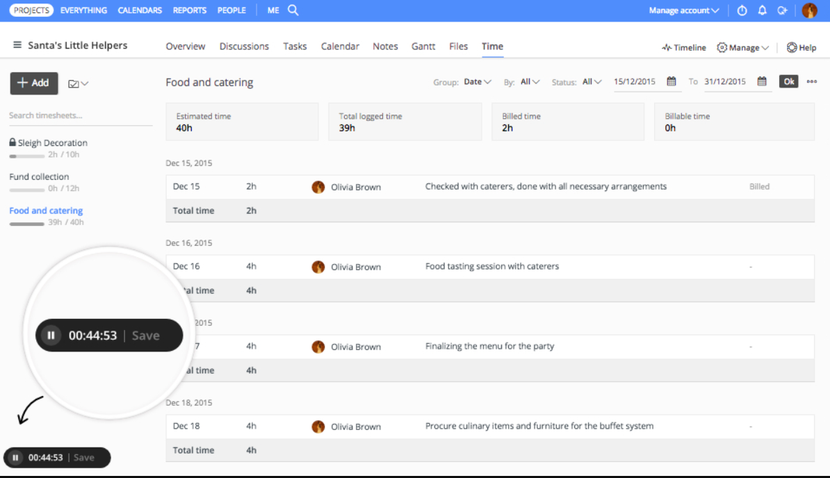 proof hub time tracking for creative industry