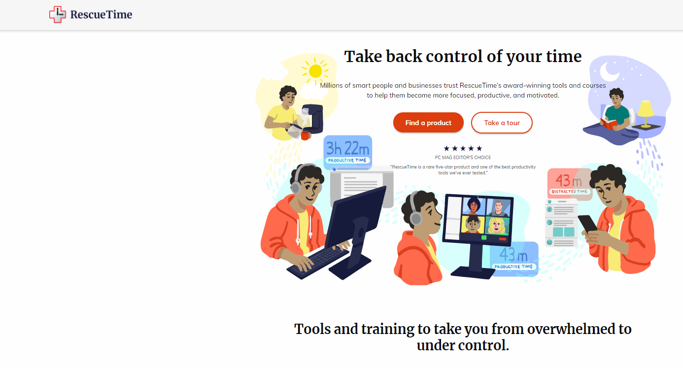 RescueTime Take back control of your time