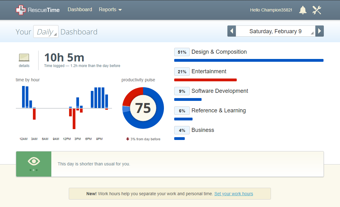 ResqueTime timesheet program